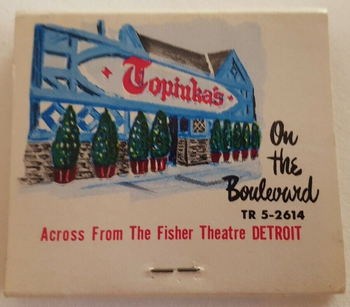 Topinkas Country House - Matchbook W Grand Blvd Location